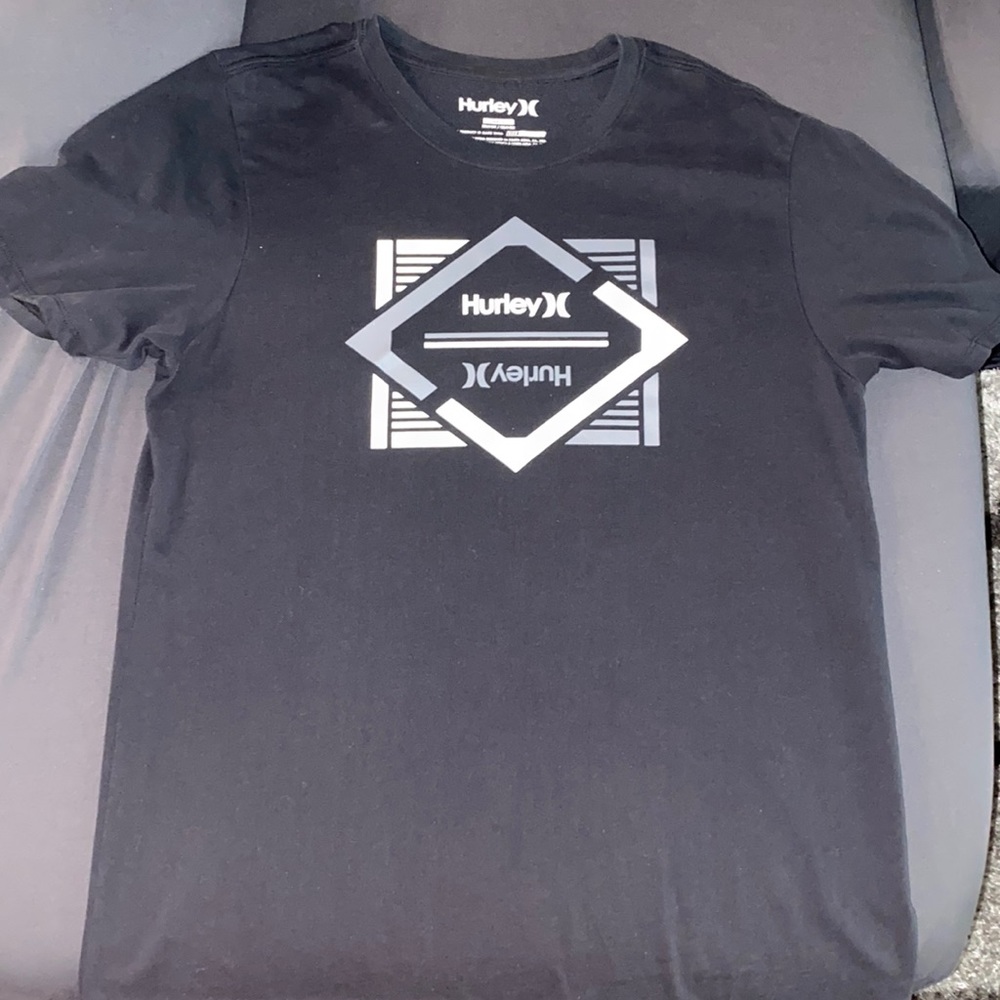 Black Hurley T-shirt Nike Dri-Fit size large